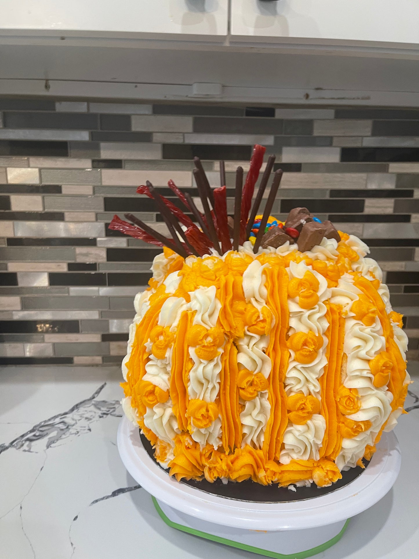 Halloween Pumpkin Cake